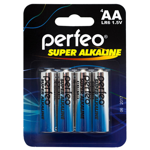 Perfeo LR06/4BL Super Alkaline