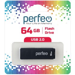 Perfeo USB 64GB C04 Black
