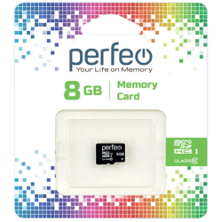Perfeo microSD 8GB High-Capacity (Class 10) без адаптера