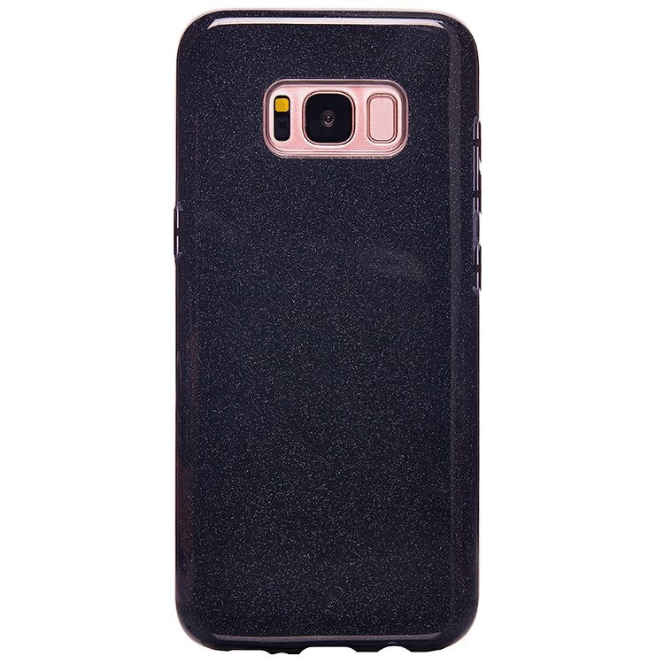 Накладка SC097 БЛЕСТКИ 3в1 Samsung S8 (black)