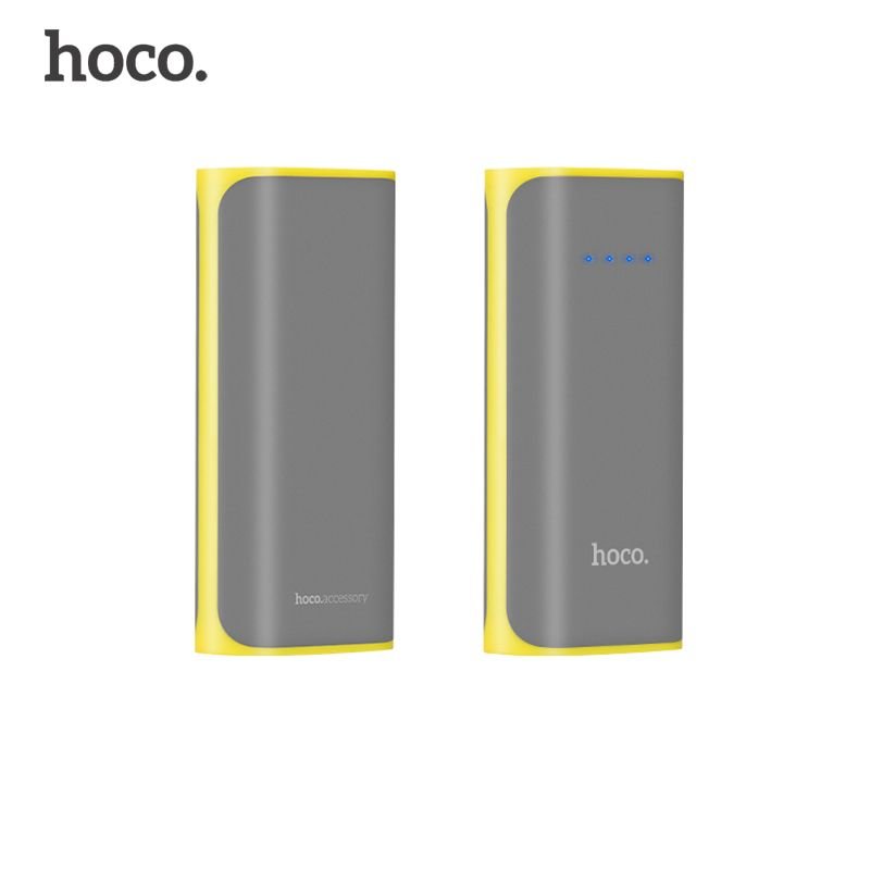 Внешнее ЗУ Power Bank HOCO B21 Tiny Concave 5200mAh серое