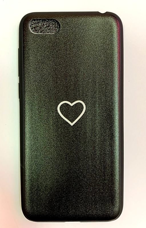 Накладка Темная сторона Xiaomi Redmi 6A Сердечко