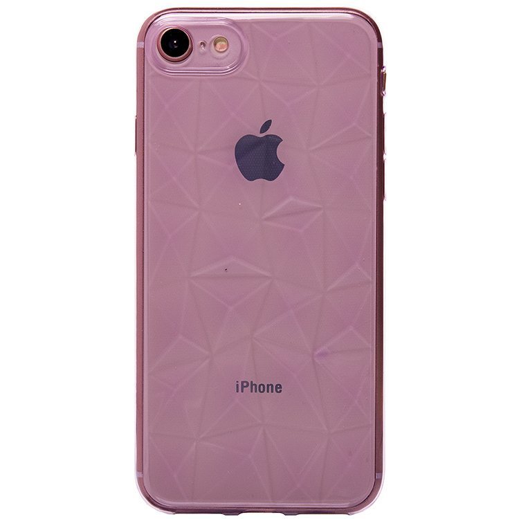 Накладка SC073 Призма прозрачная iPhone 7 фиолетовая