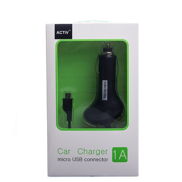 АЗУ ACTIV microUSB 1A Euro Pack