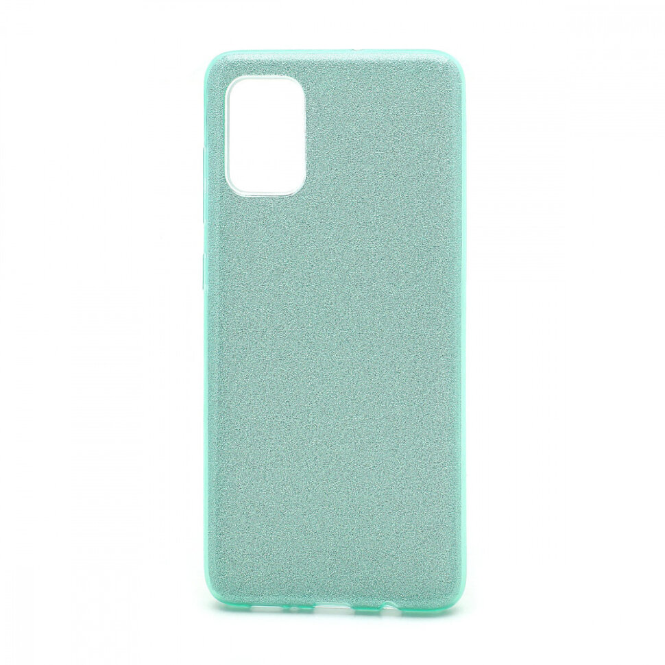 Накладка SC097 БЛЕСТКИ 3в1 Samsung A715 Galaxy A71 (green)