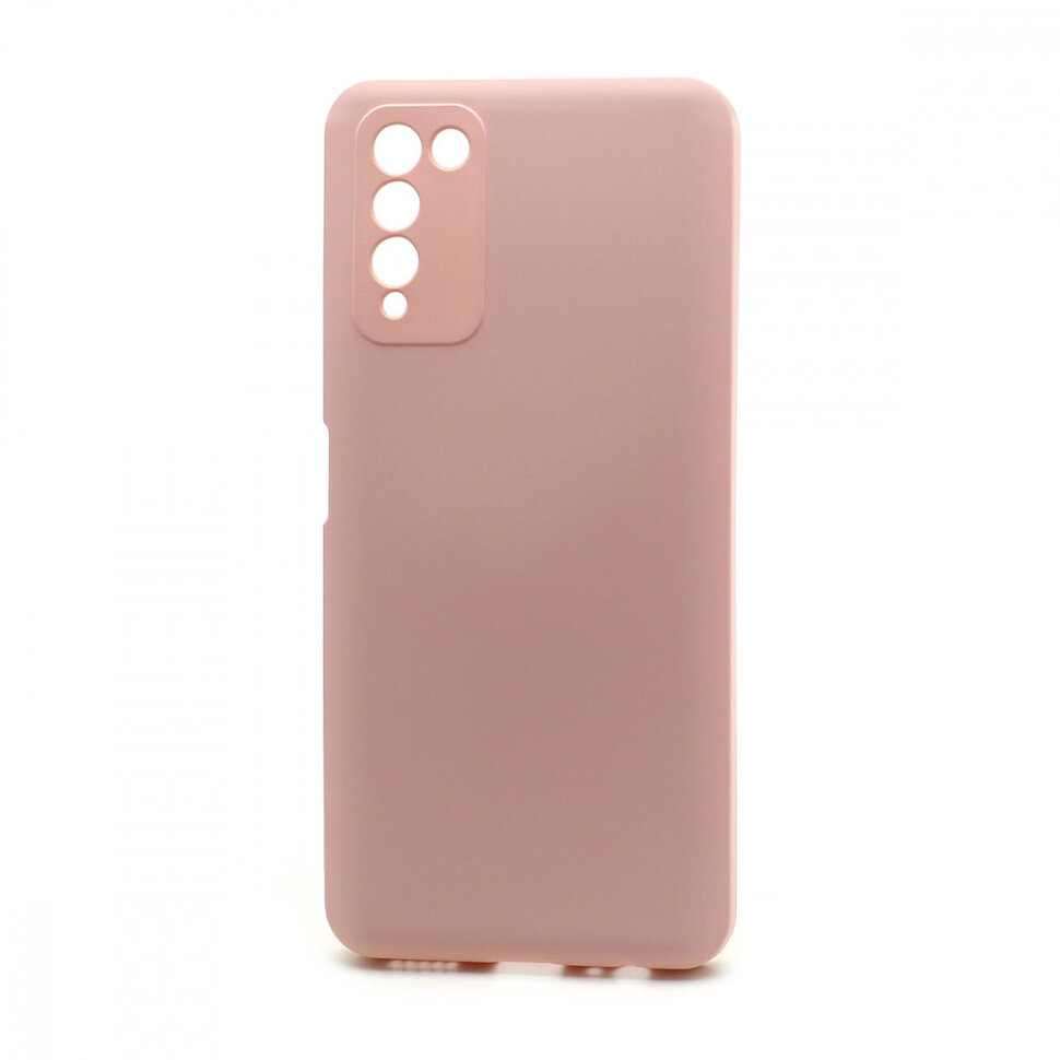 Накладка Silicone case NEW для Huawei Honor 10X Lite, розовая