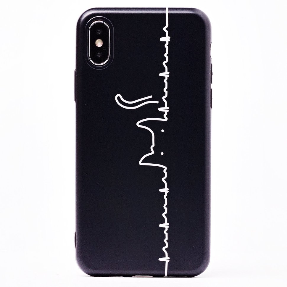 Накладка SC174 iPhone X/XS (012) серый