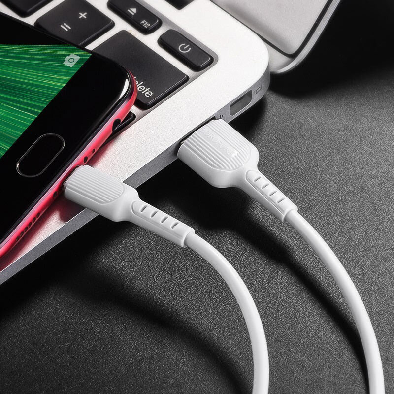 Кабель USB - MicroUSB Borofone BX16 Easy 1M белый