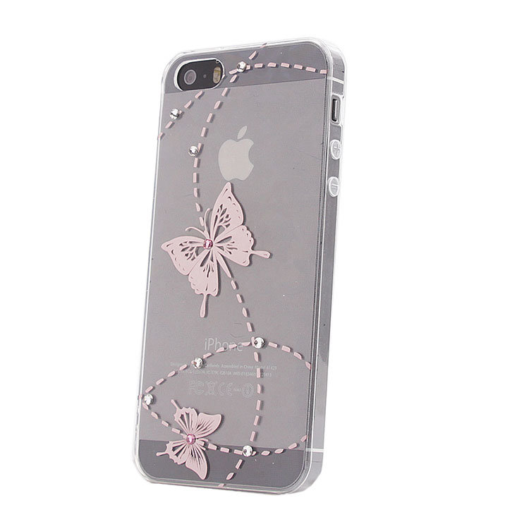 Накладка силиконовая со стразами IPhone 5 (012)