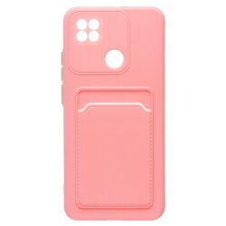 Накладка SC315 Xiaomi Redmi 10A с визитницей (pink)