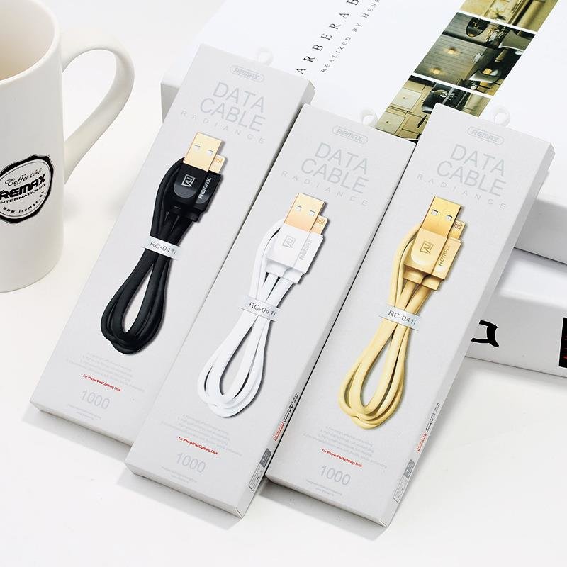 USB кабель на iPhone 5 REMAX Radiance RC-041i золото