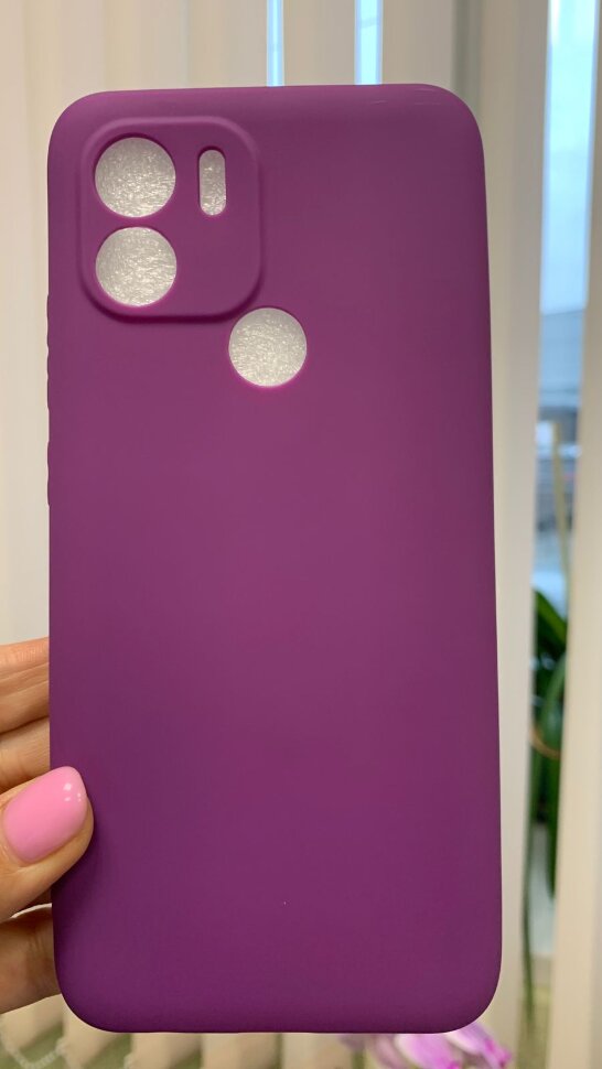 Накладка силиконовая SOFT TOUCH Xiaomi Redmi A1+/A2+, фиолетовая