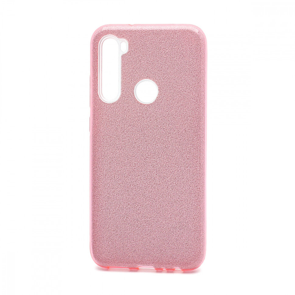 Накладка SC097 БЛЕСТКИ 3в1 Xiaomi Redmi Note 8 (pink)