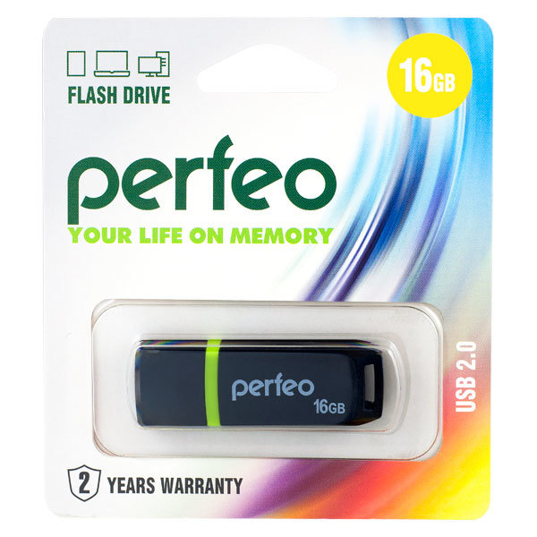 Perfeo USB 16GB C11 Black