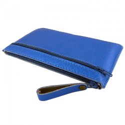 Сумочка-кошелек 6.0" синяя (9,5*18,0 см)