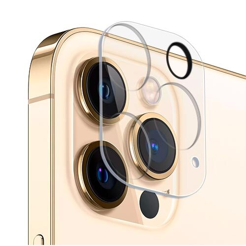 Стекло для камеры для Apple iPhone 12 Pro Max с фокусировкой вспышки, Glass Pro, тех.упаковка