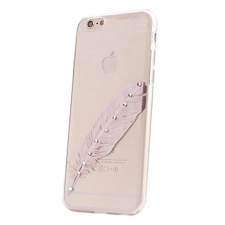 Накладка силиконовая со стразами IPhone 6 (002)