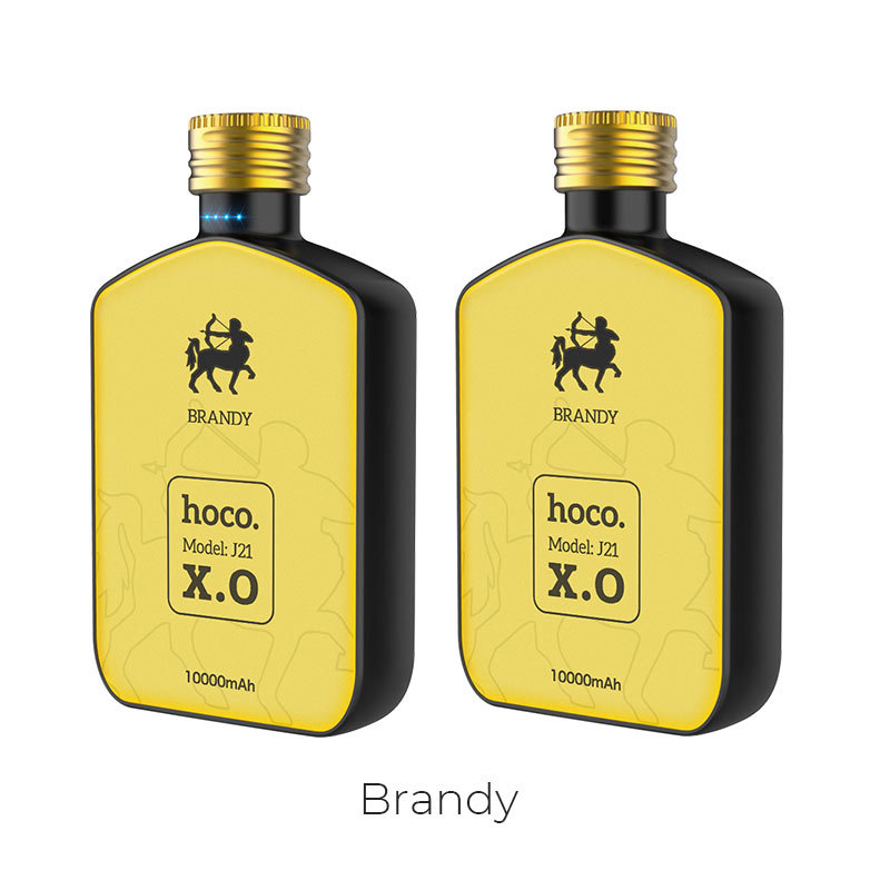 Внешнее ЗУ Power Bank HOCO J21 Vintage wine series BRANDY 10000mA
