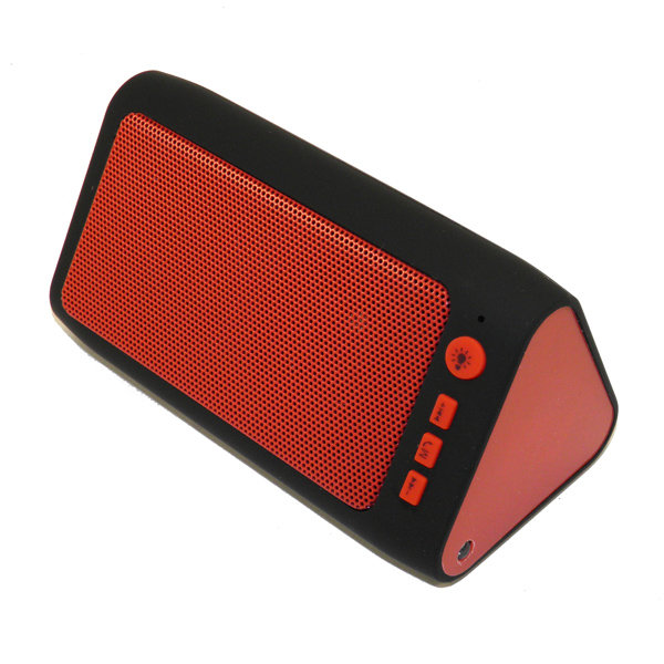 Колонка Bluetooth HLY-666 (TF+USB+FM) красная