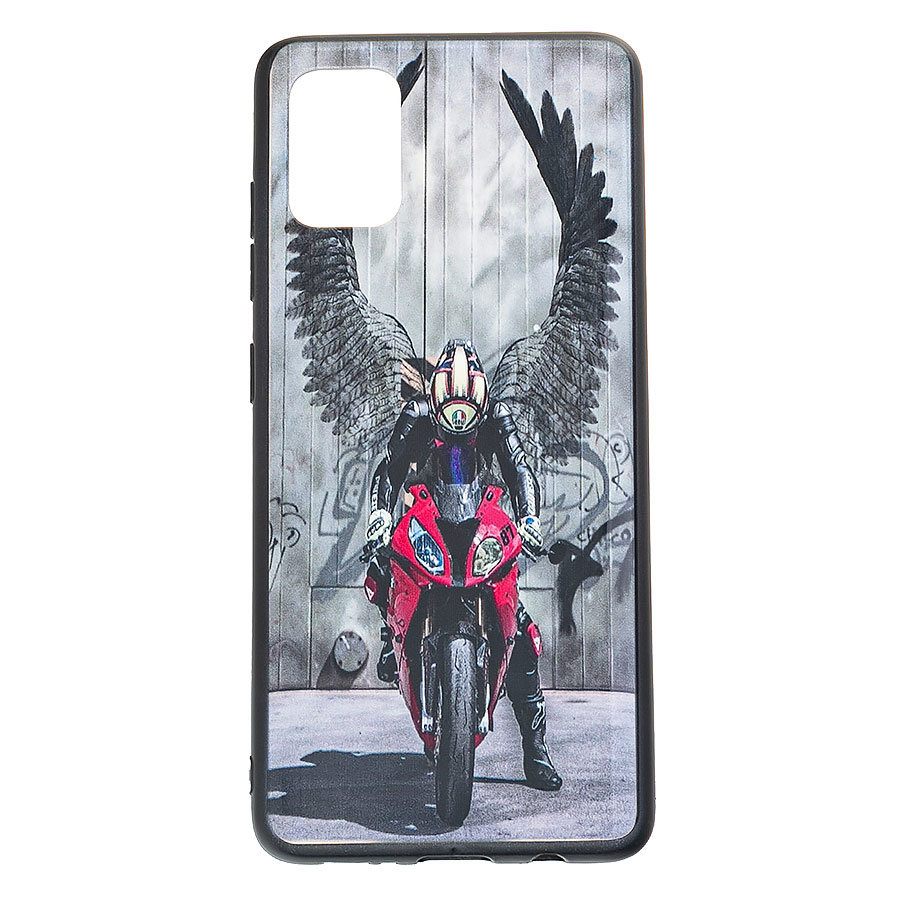 Накладка С Рисунком Xiaomi Redmi 8A Ангел на мотоцикле