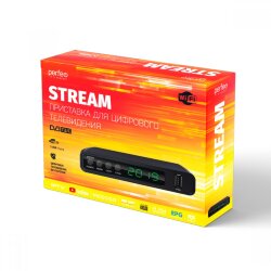 Ресивер эфирный цифровой (приставка) Perfeo DVB-T2/C STREAM (PF_A4351) внешний блок питания