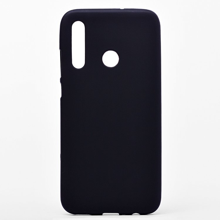 Накладка с глянцевым ободком МАТОВАЯ Huawei Honor 10i черная