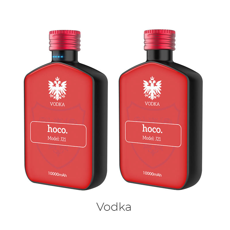 Внешнее ЗУ Power Bank HOCO J21 Vintage wine series VODKA 10000mA