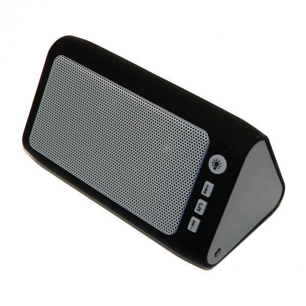 Колонка Bluetooth HLY-666 (TF+USB+FM) серая