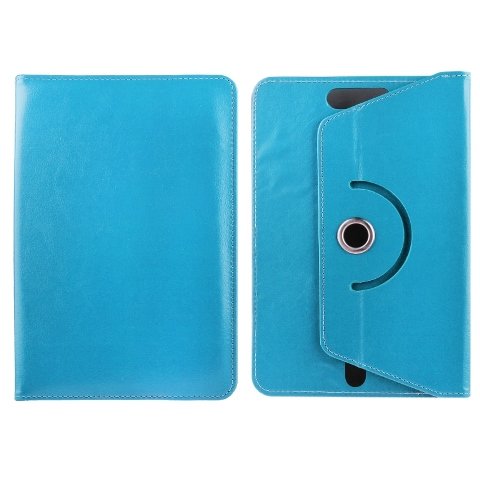 Чехол-книга универсальный поворотный 10" голубой