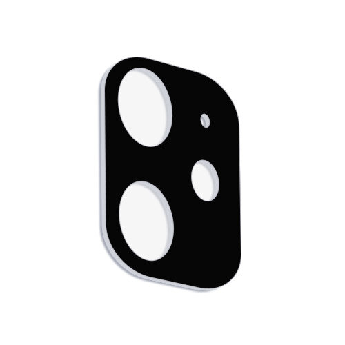 Стекло для камеры для Apple iPhone 12 черное, Glass Pro, тех.упаковка