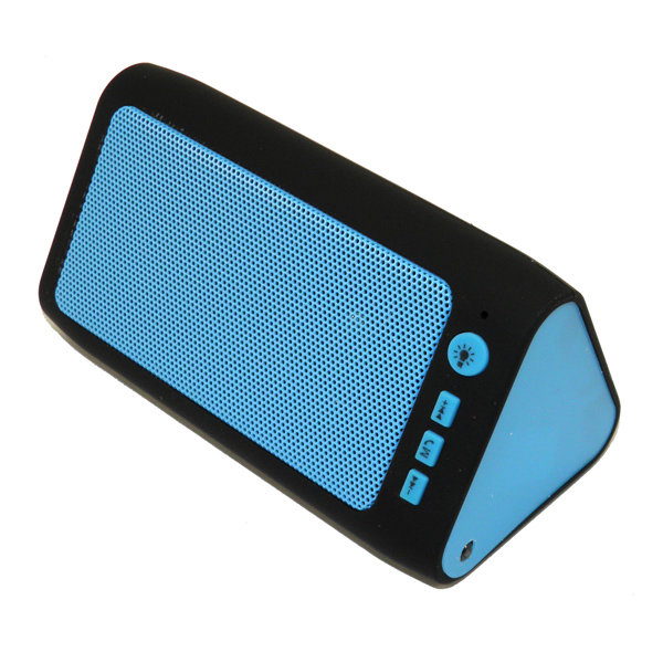 Колонка Bluetooth HLY-666 (TF+USB+FM) синяя