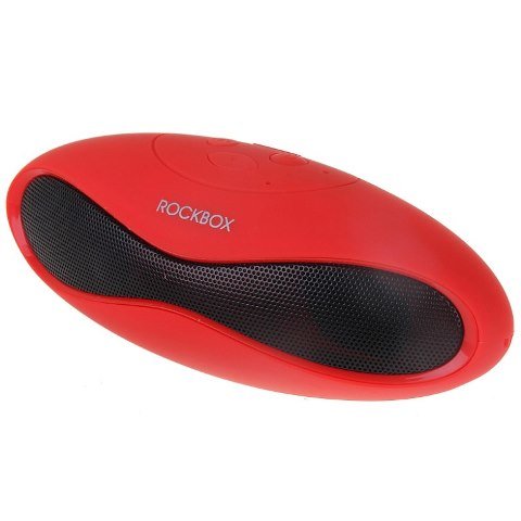 Колонка Bluetooth RockBox Infinity (Micro SD+USB+FM) красная