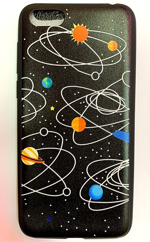 Накладка Темная стороная iPhone X/XS Планеты