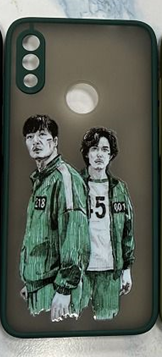 Накладка PC041 Игра в Кальмара Xiaomi Redmi 9 (green)