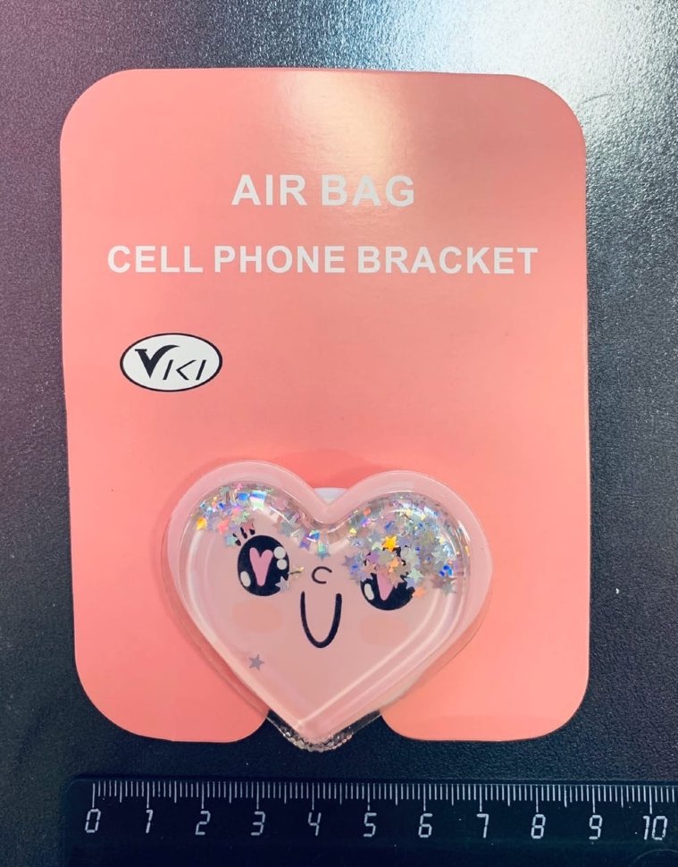 Держатель для телефона POPSOCKETS антистресс Сердце розовое