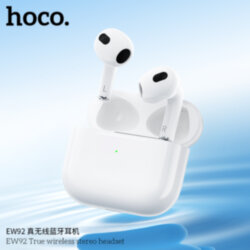 Наушники Bluetooth HOCO EW92 True TWS, белые