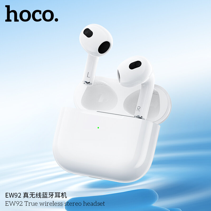 Наушники Bluetooth HOCO EW92 True TWS, белые