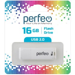 Perfeo USB 16GB C04 White