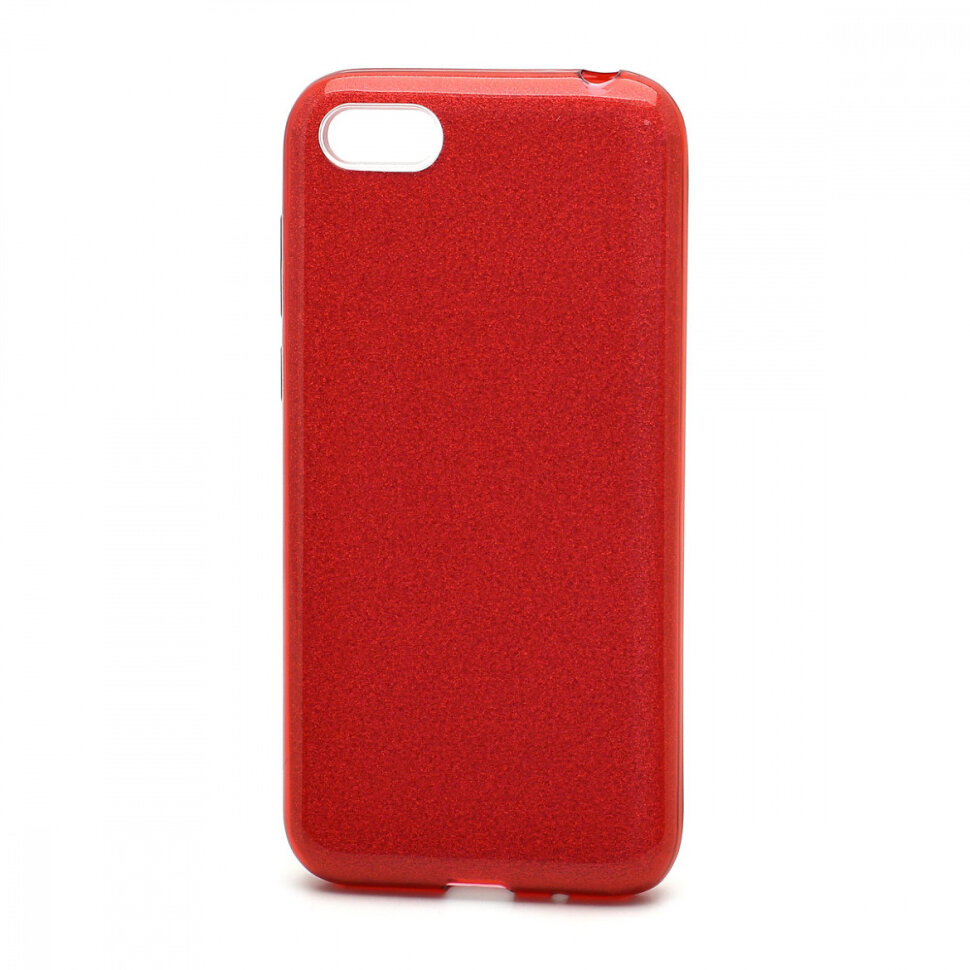 Накладка SC097 БЛЕСТКИ 3в1 Huawei Honor 7A/Y5 2018 (red)