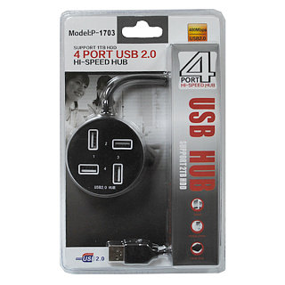 USB HAB P-1703 круглый черный