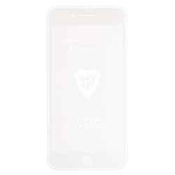 Стекло 2,5D "Full glue" с рамкой для Apple iPhone 7 Plus/8 Plus белое, Brera
