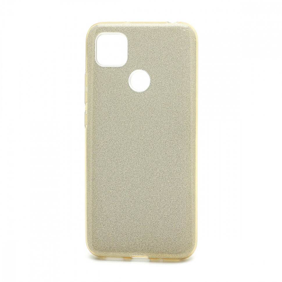 Накладка SC097 БЛЕСТКИ 3в1 Xiaomi Redmi 9C (gold)