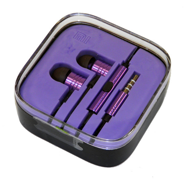 Гарнитура MP3 Xiaomi Mi ткань металл фиолетовая