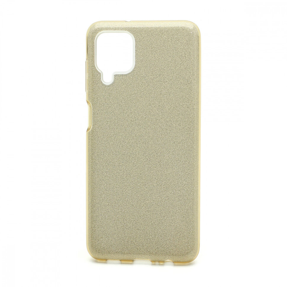 Накладка SC097 БЛЕСТКИ 3в1 Samsung A125 Galaxy A12 (gold)