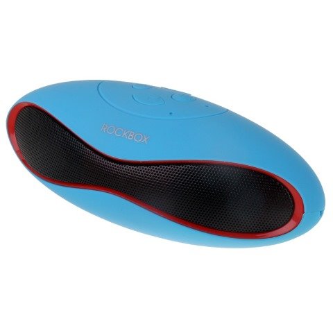 Колонка Bluetooth RockBox Infinity (Micro SD+USB+FM) синяя