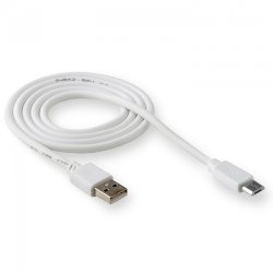 Кабель USB - MicroUSB WALKER C110 в пакете белый*