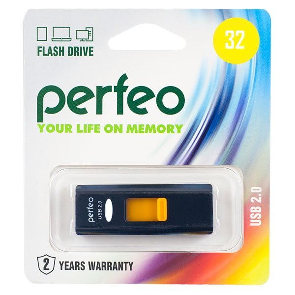 Perfeo USB 32GB S02 Black