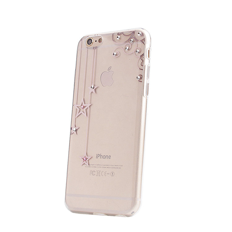 Накладка силиконовая со стразами IPhone 6 (008)