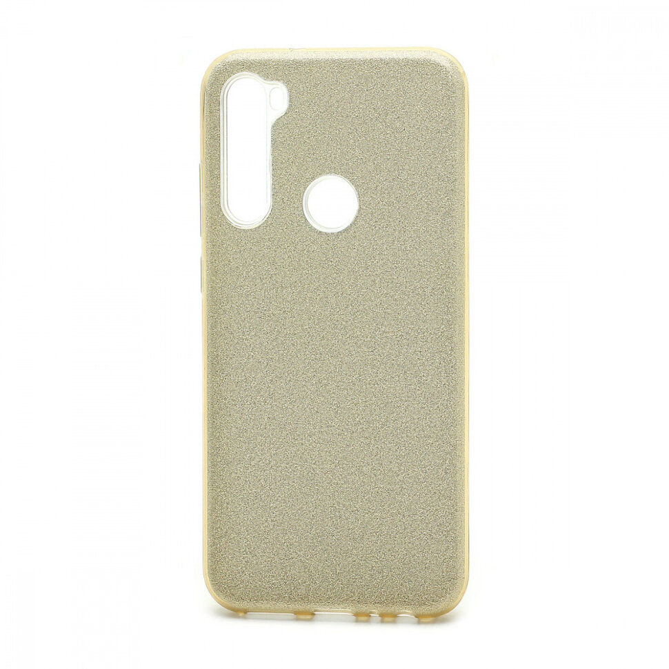 Накладка SC097 БЛЕСТКИ 3в1 Xiaomi Redmi Note 8T (gold)