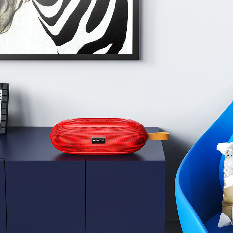 Колонка Bluetooth BOROFONE BR9 Erudite sports красная